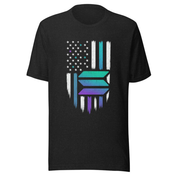 Solana Flag Tee – Crypto Patriot Edition
