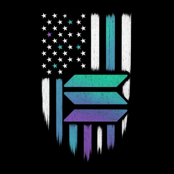 Solana Flag Tee – Crypto Patriot Edition - Image 2
