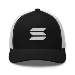 Solana-Inspired Hat – Embroidered Crypto Logo