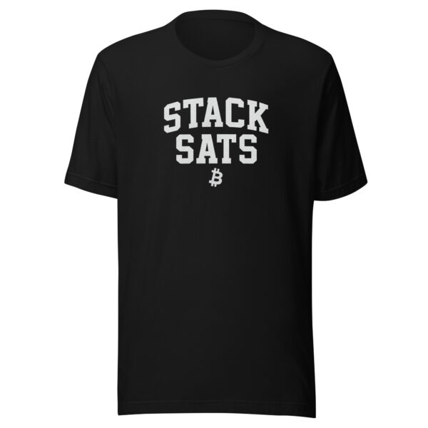 Stack Sats T-Shirt – Bold Bitcoin Statement Tee for True Believers - Image 2