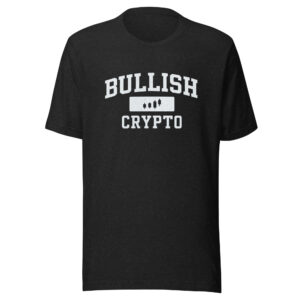 BULLISH CRYPTO Arch Tee – Vintage Distressed Trader Shirt
