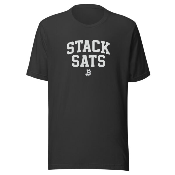 Stack Sats T-Shirt – Bold Bitcoin Statement Tee for True Believers - Image 3