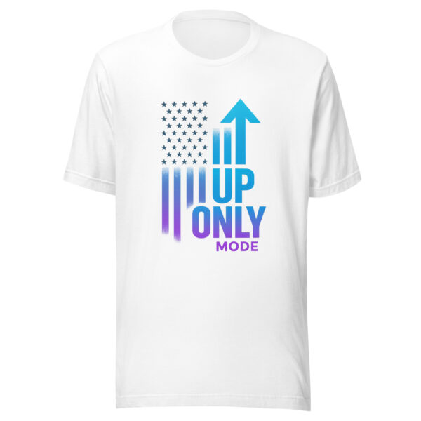 Up Only Mode Tee – Bullish American Flag Edition - Image 3